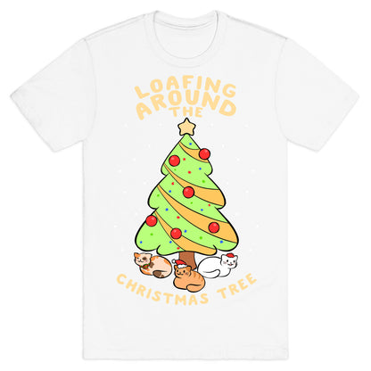 Loafing Around The Christmas Tree T-Shirt