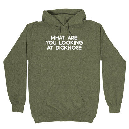 What are you looking at dicknose Hoodie