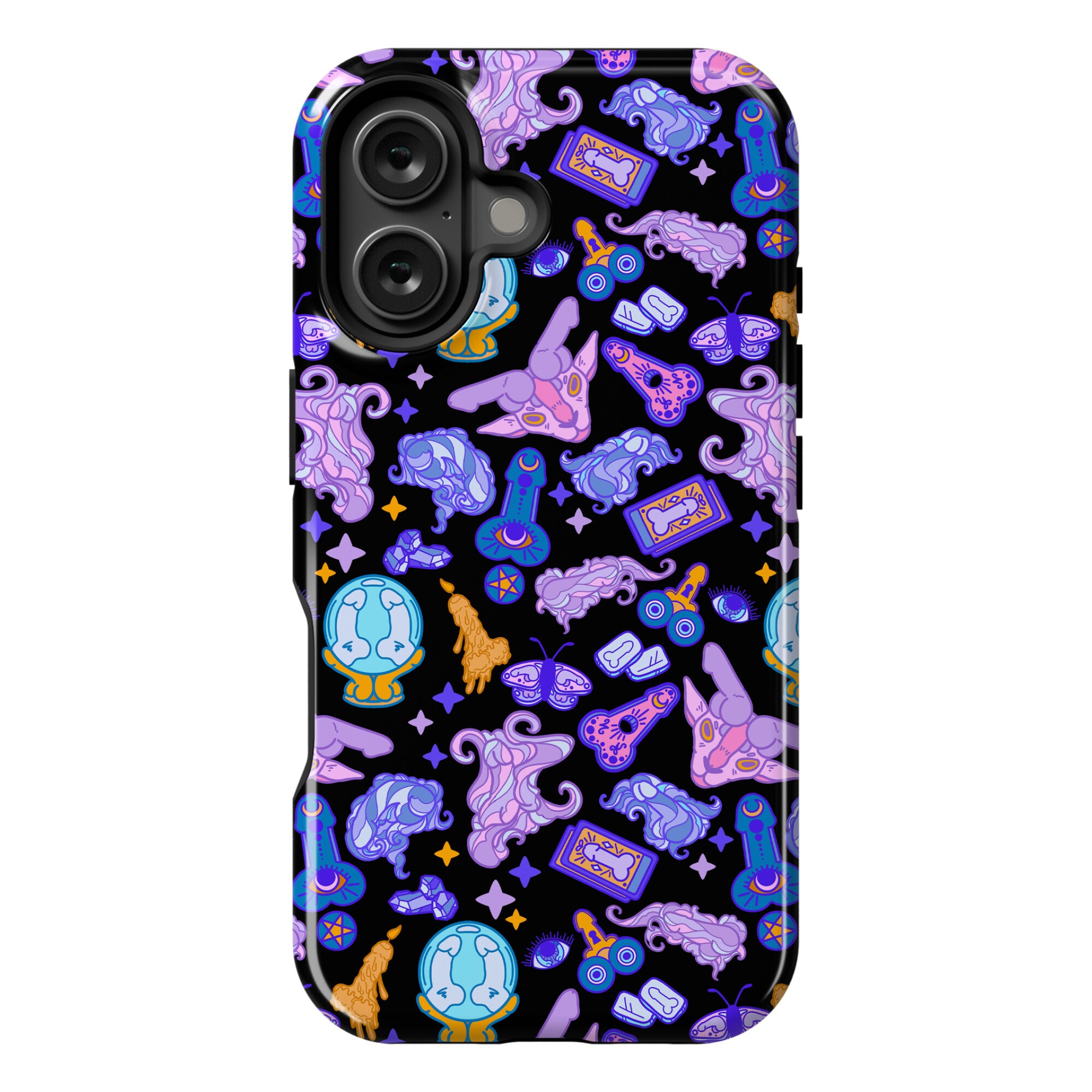 Occult Hidden Penis Pattern Phone Case