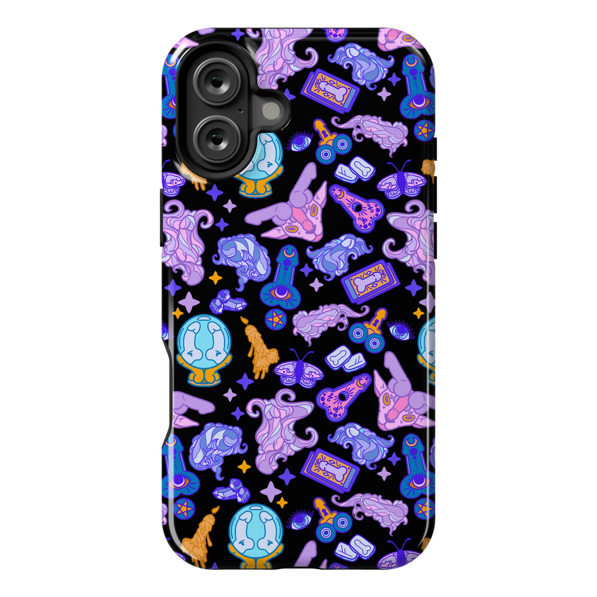 Occult Hidden Penis Pattern Phone Case