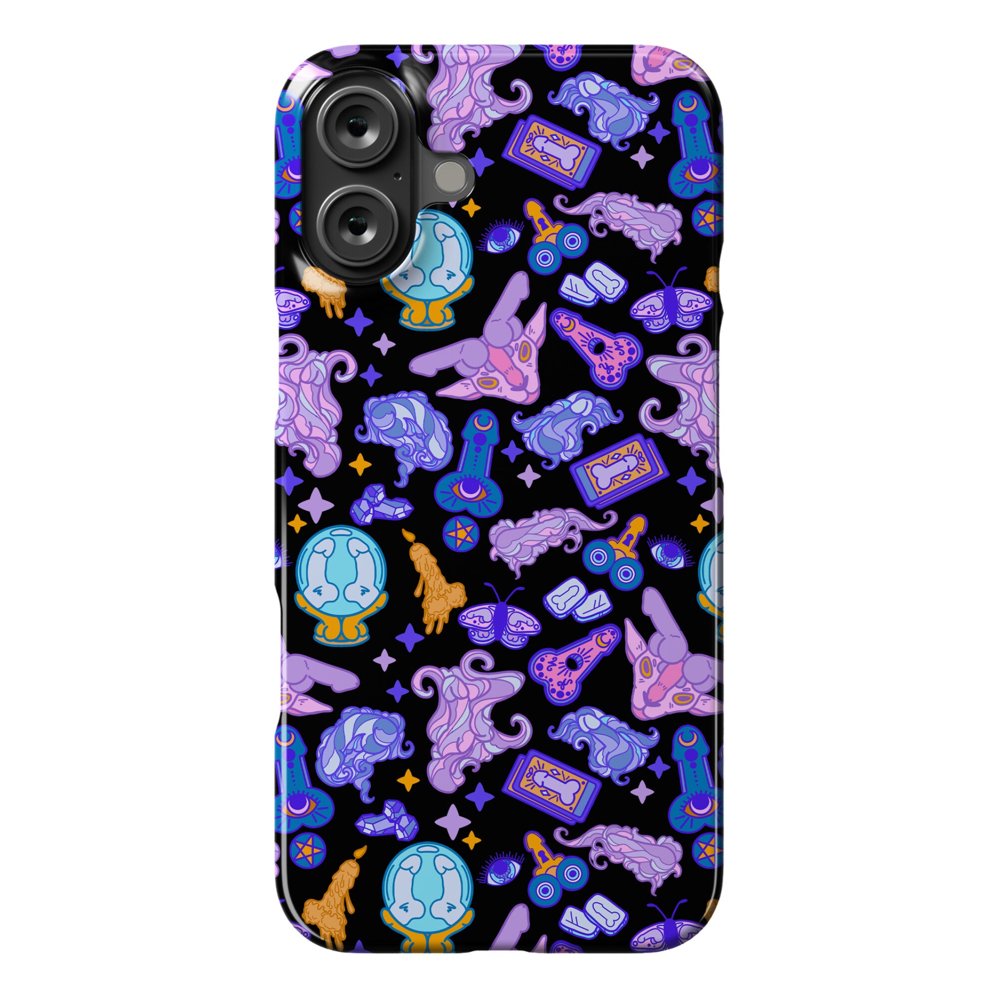 Occult Hidden Penis Pattern Phone Case
