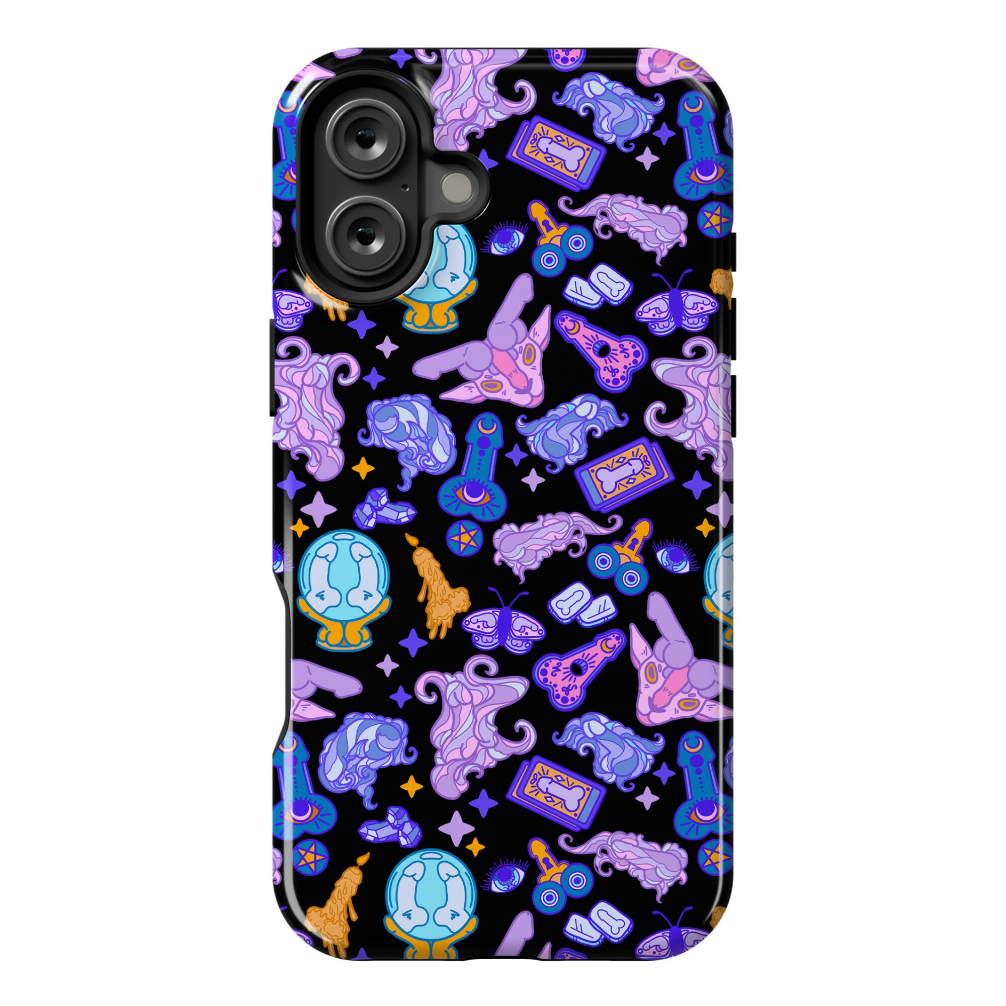 Occult Hidden Penis Pattern Phone Case