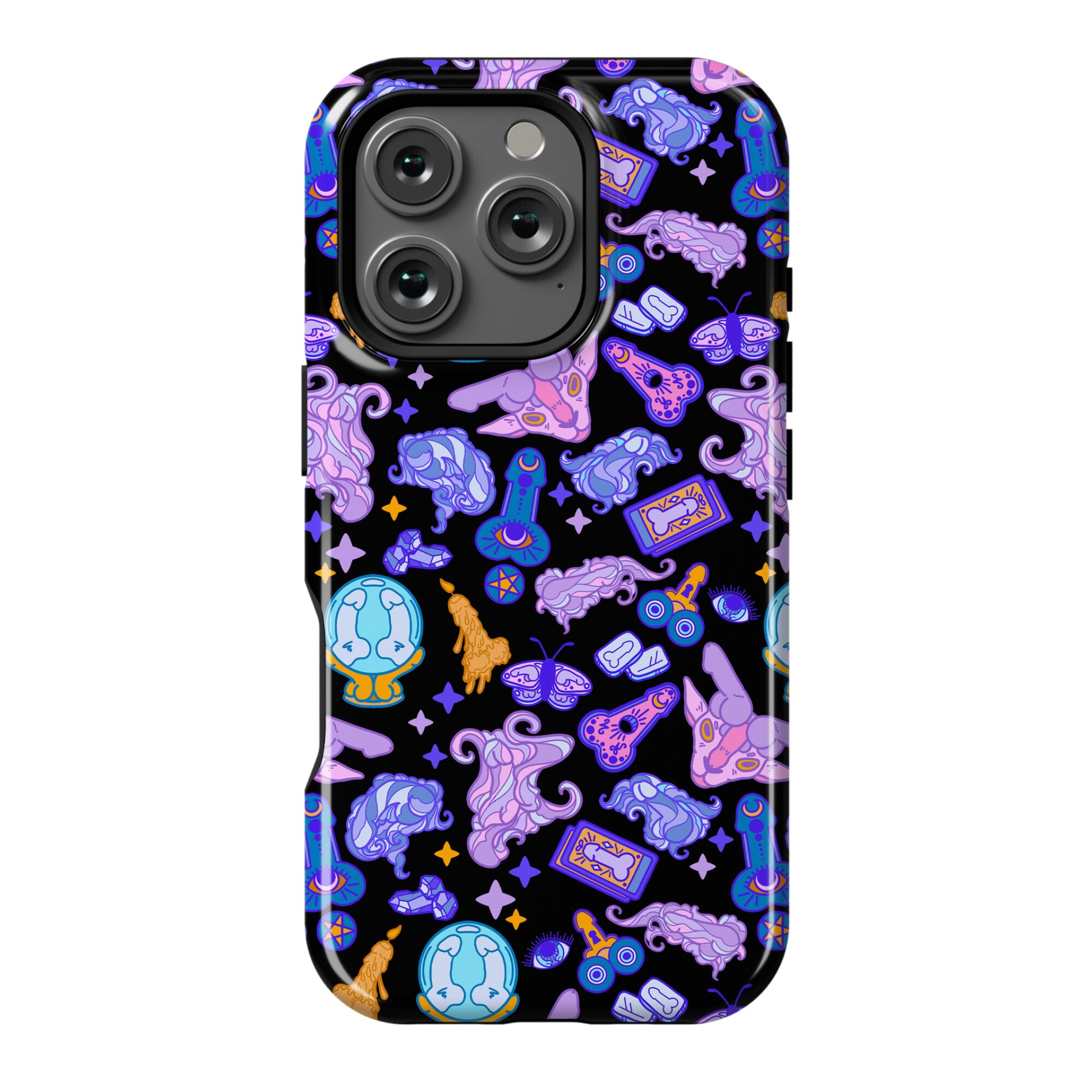 Occult Hidden Penis Pattern Phone Case