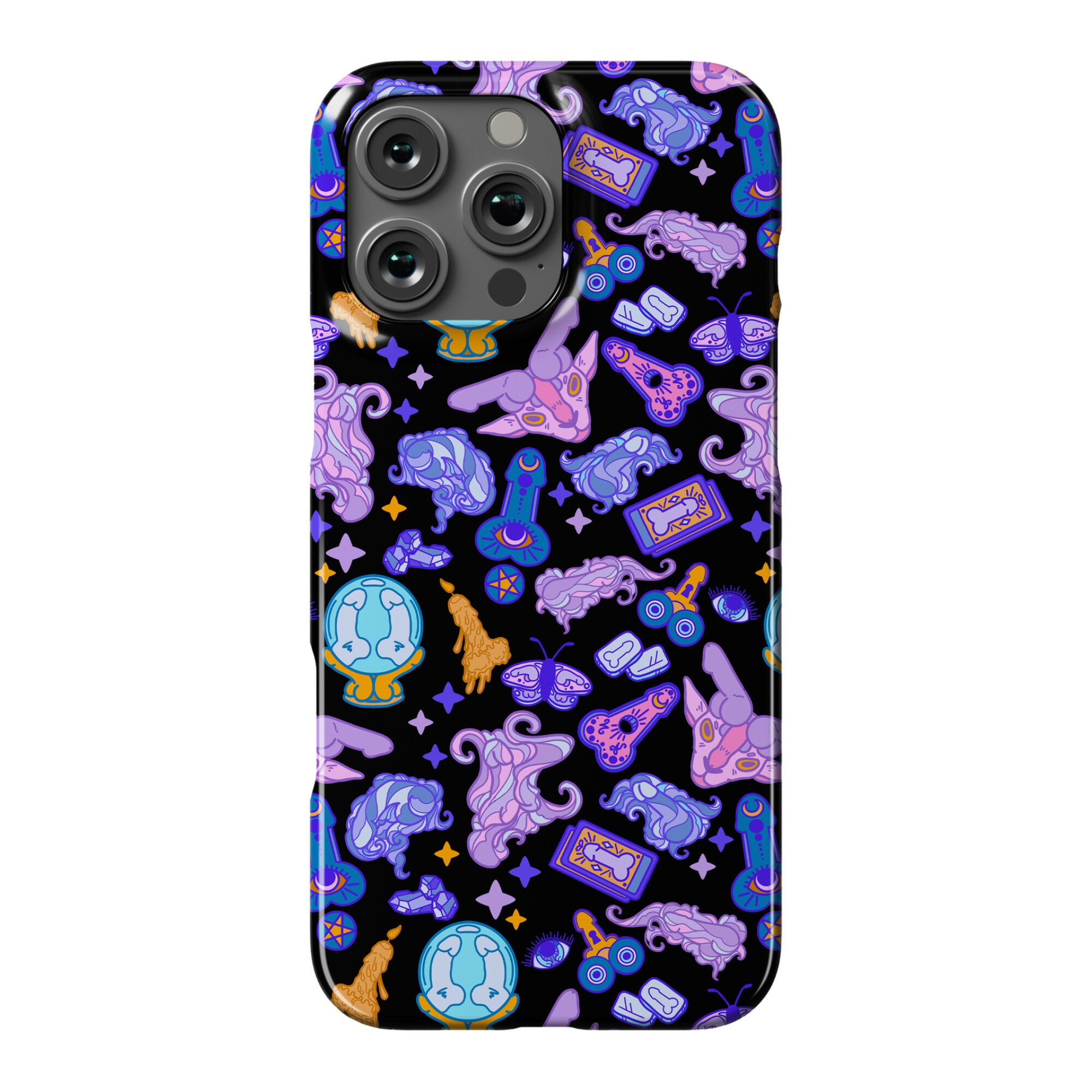 Occult Hidden Penis Pattern Phone Case