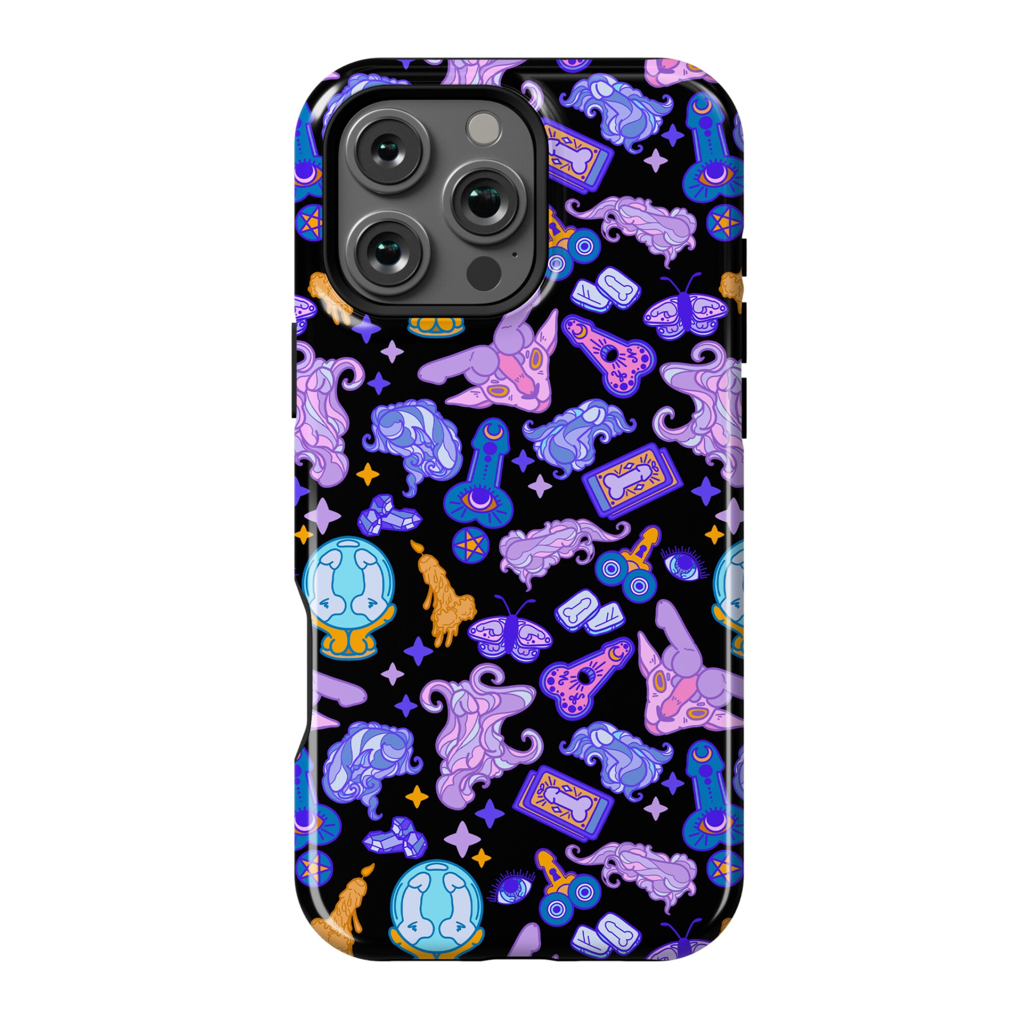 Occult Hidden Penis Pattern Phone Case