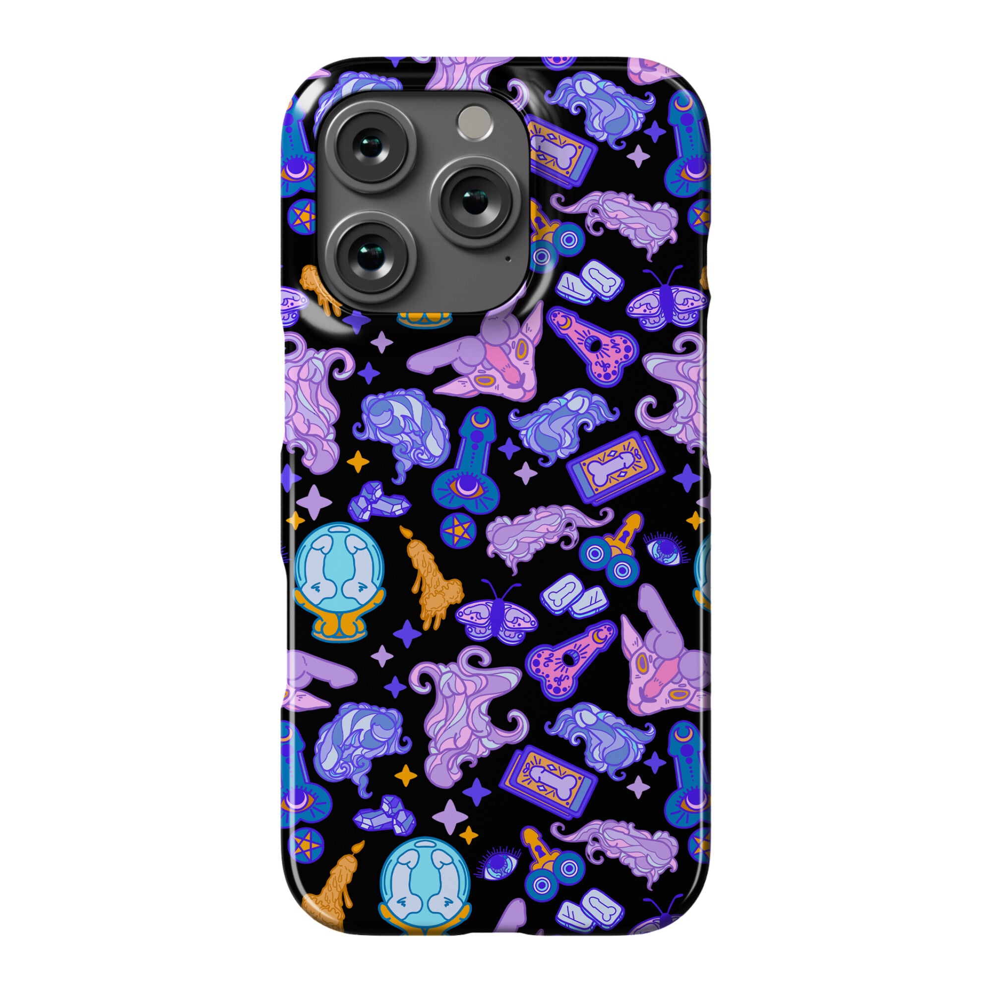 Occult Hidden Penis Pattern Phone Case