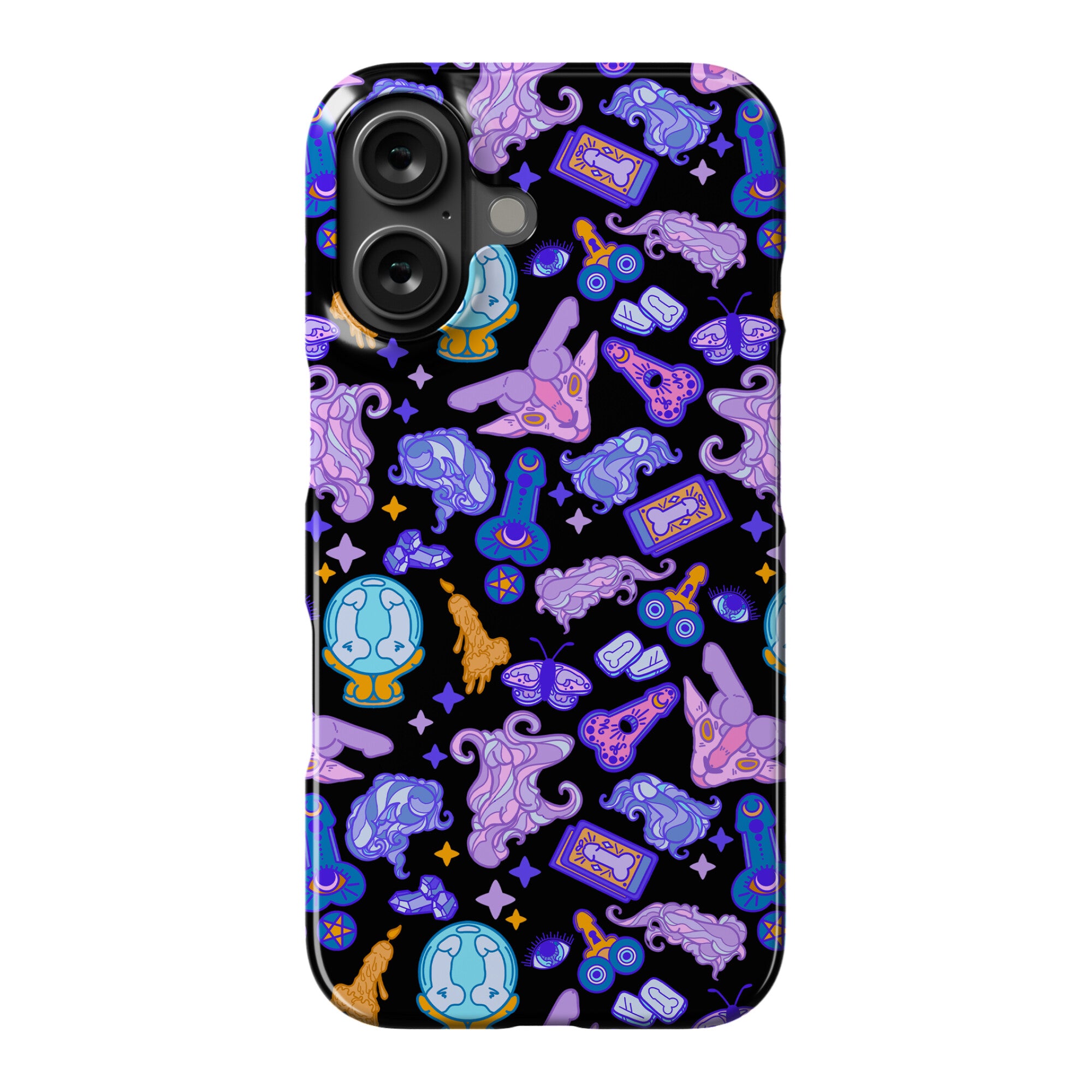 Occult Hidden Penis Pattern Phone Case