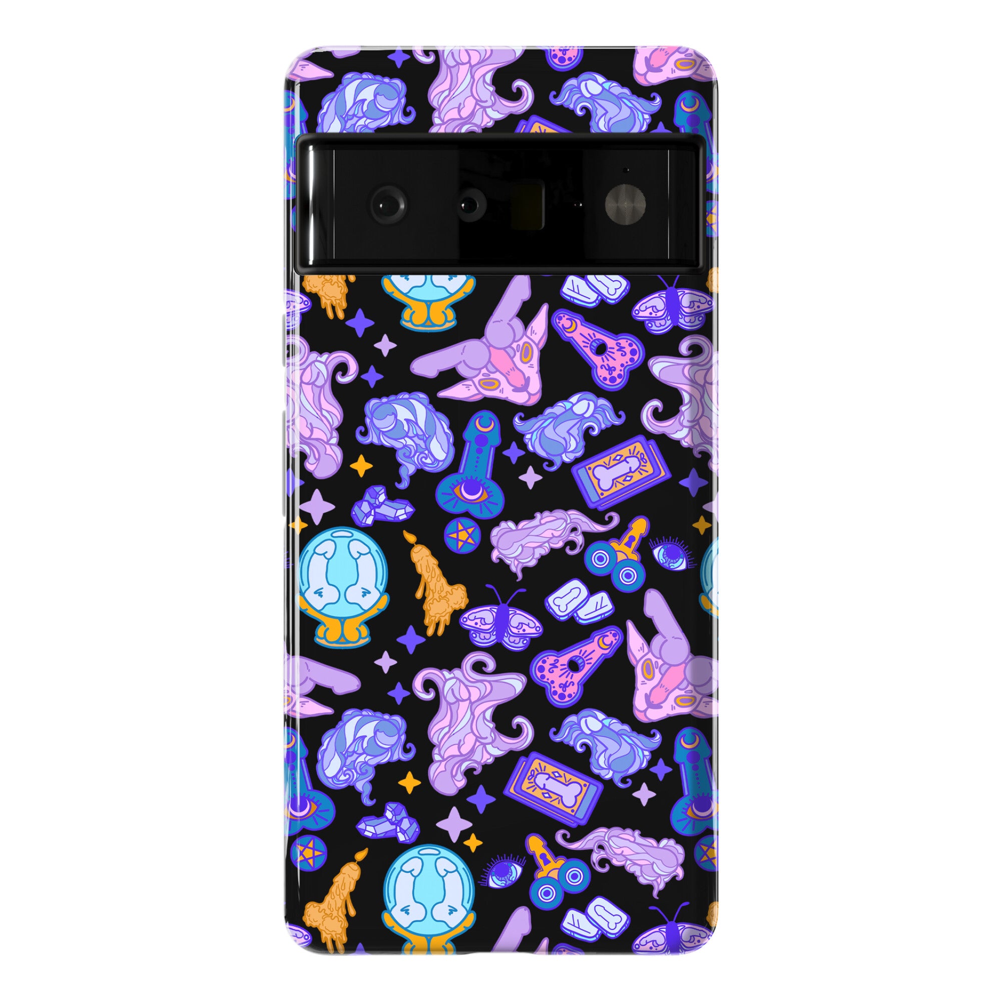 Occult Hidden Penis Pattern Phone Case