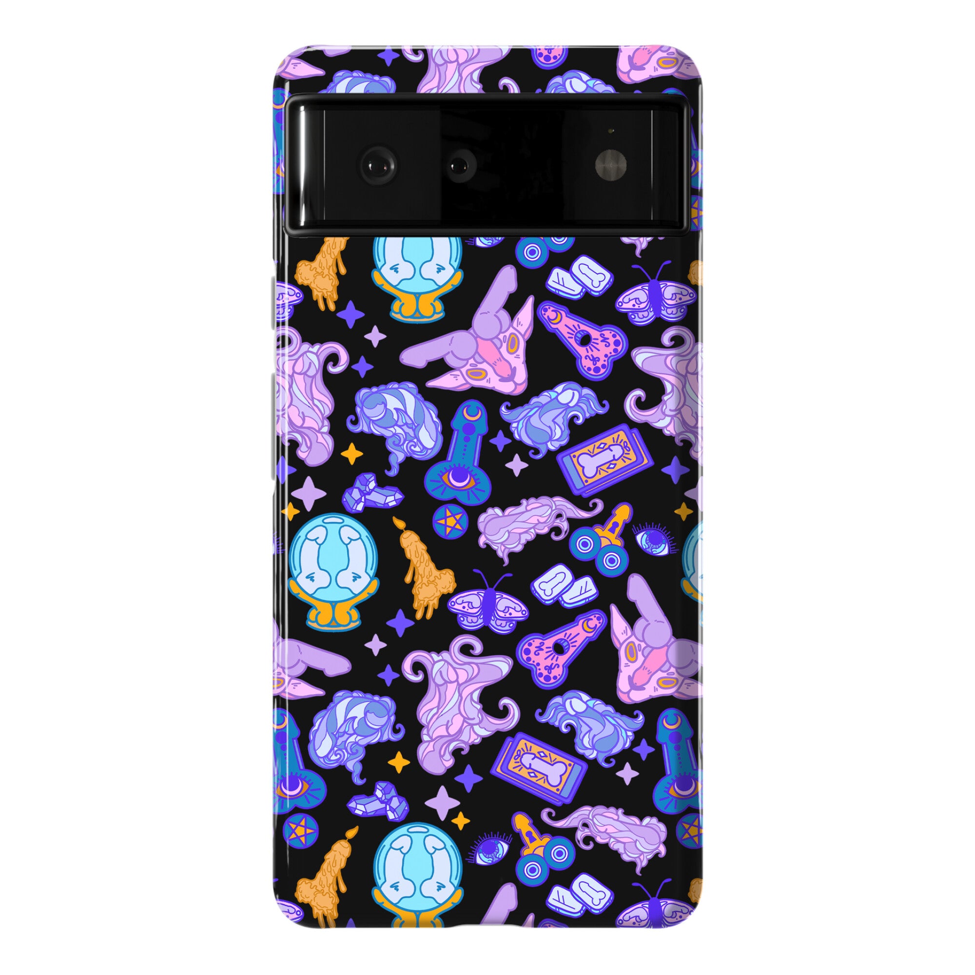 Occult Hidden Penis Pattern Phone Case