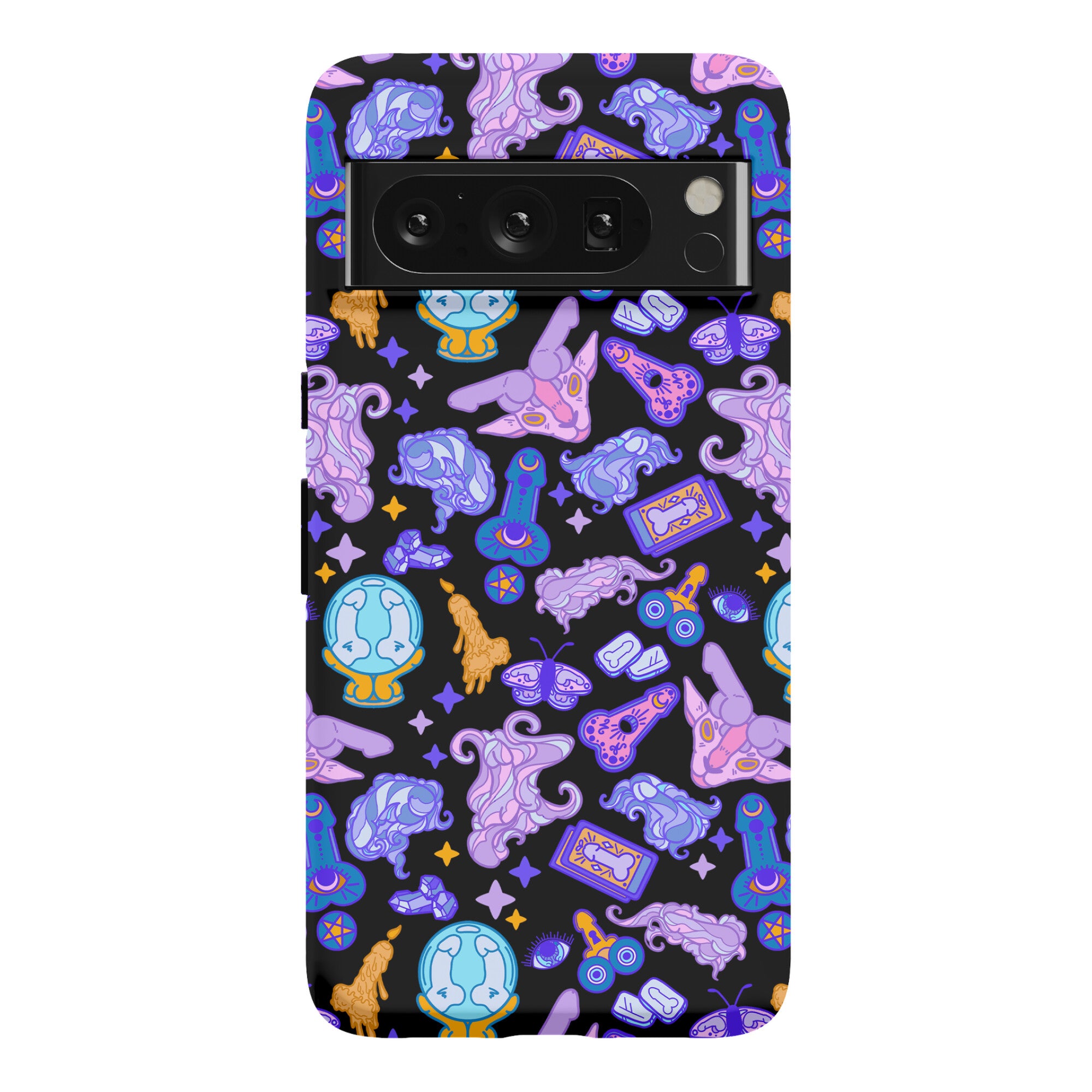 Occult Hidden Penis Pattern Phone Case