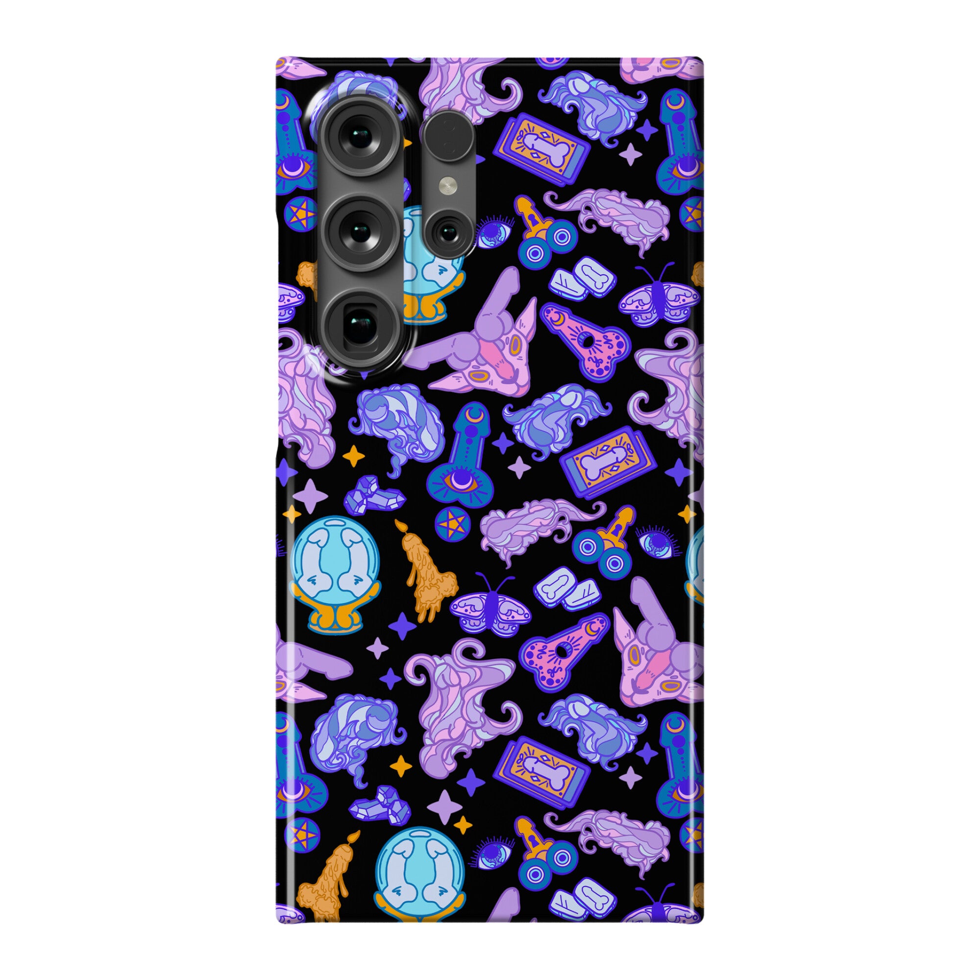 Occult Hidden Penis Pattern Phone Case