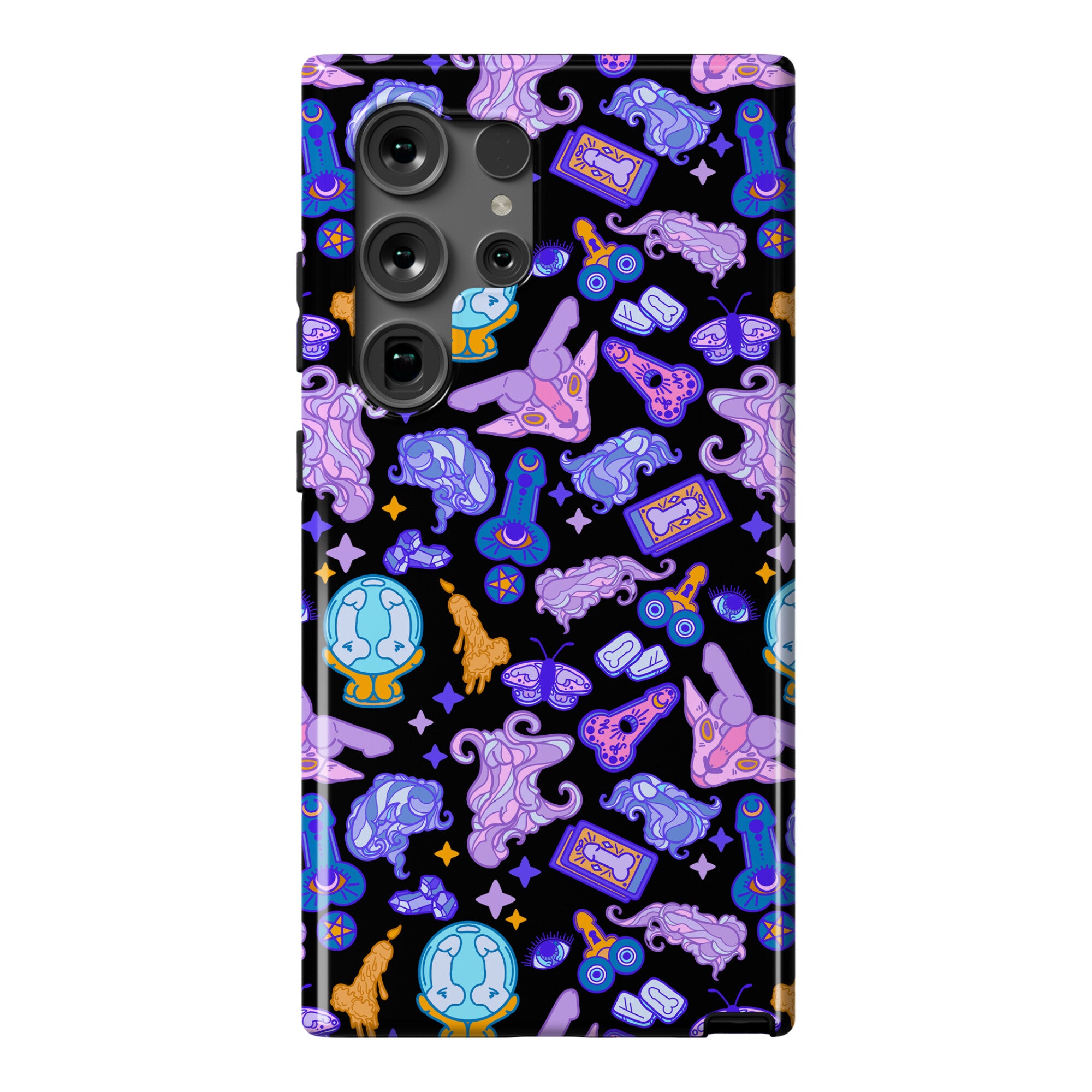 Occult Hidden Penis Pattern Phone Case