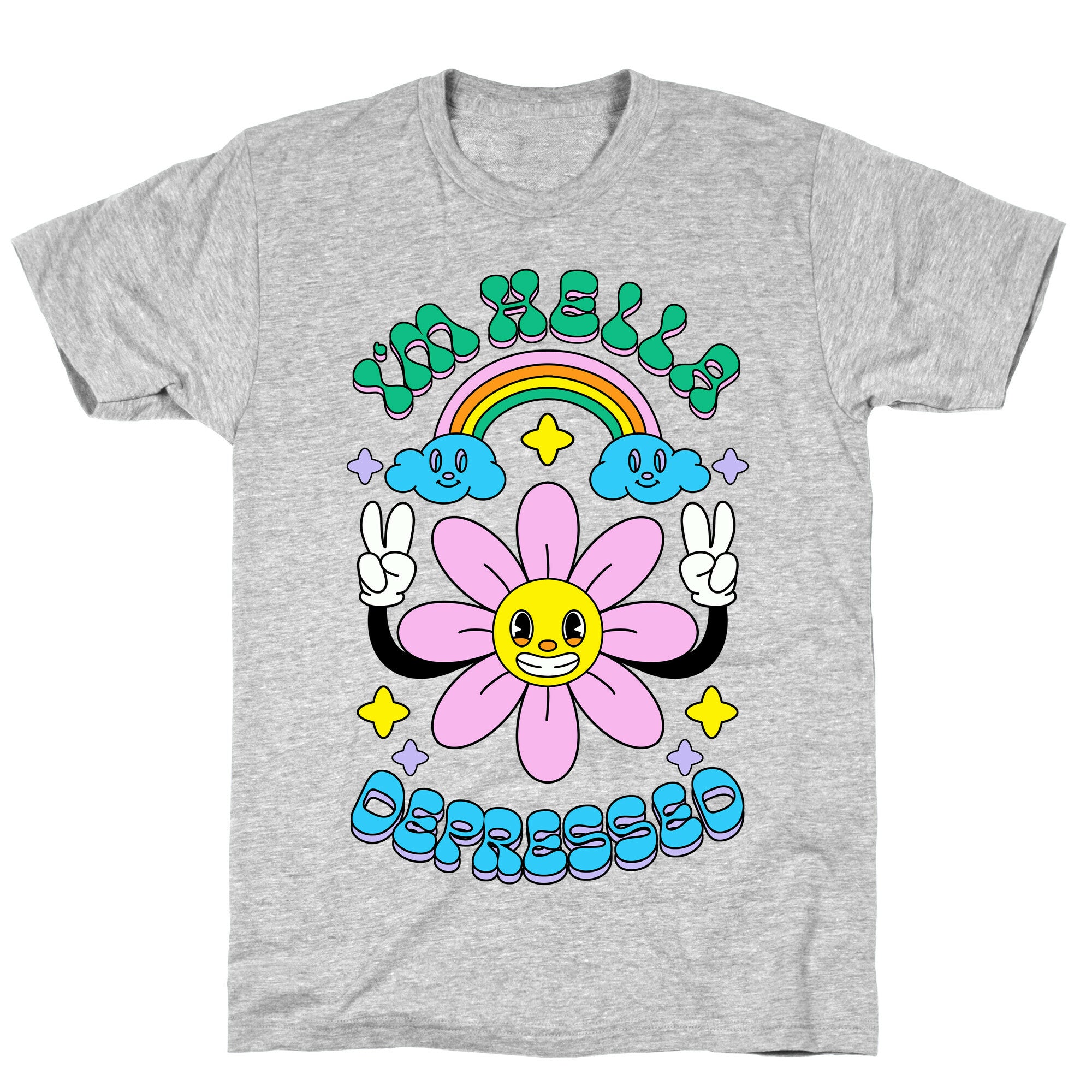I'm Hella Depressed Cartoon T-Shirt