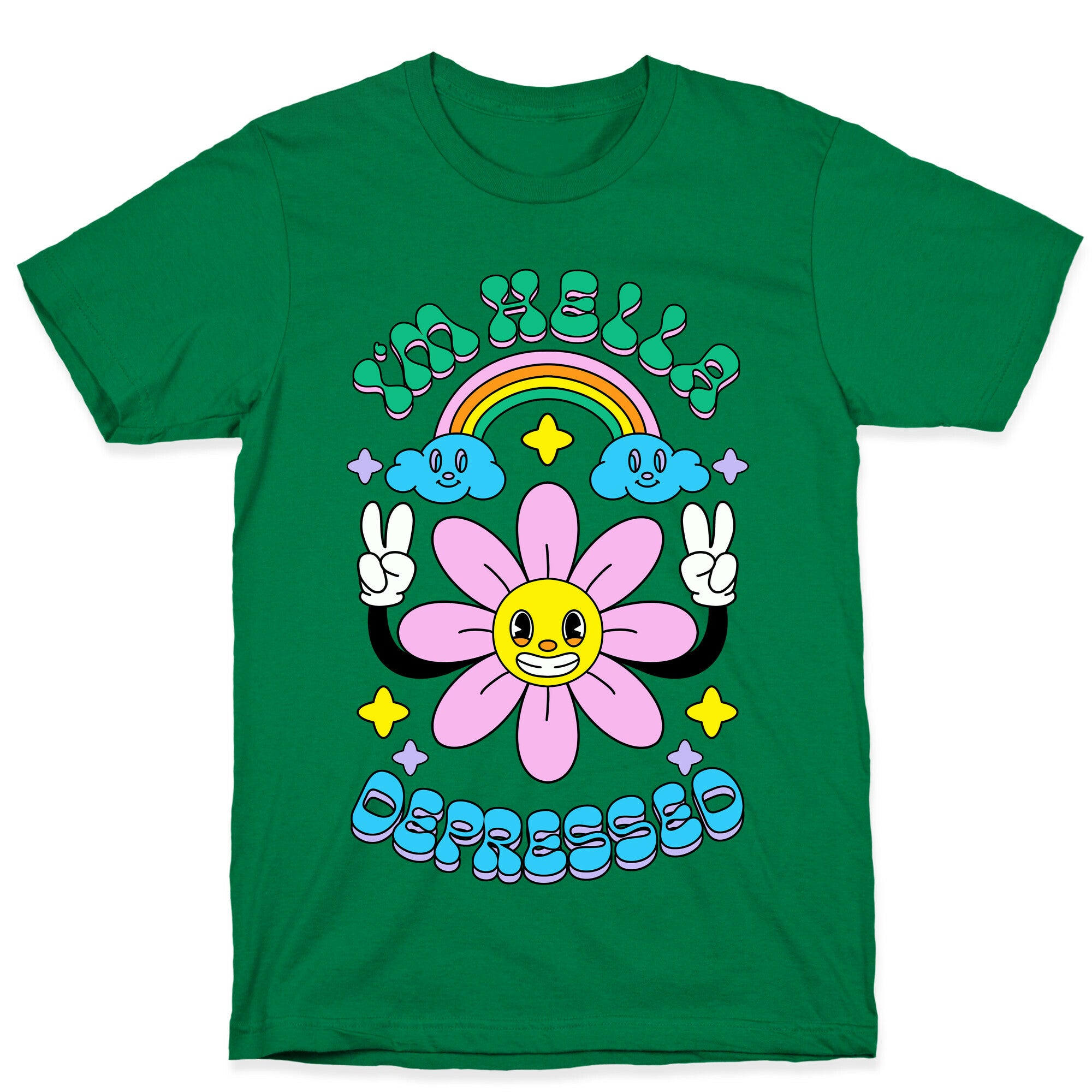 I'm Hella Depressed Cartoon T-Shirt