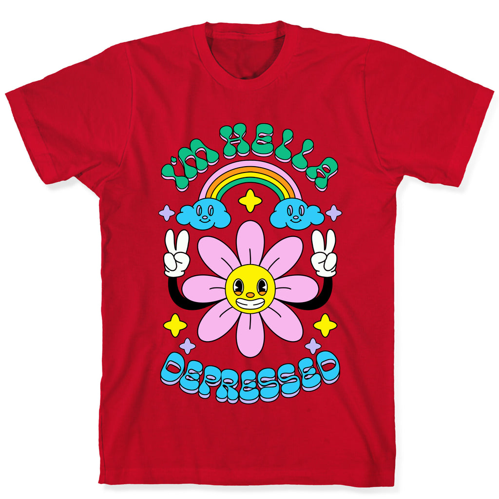 I'm Hella Depressed Cartoon T-Shirt