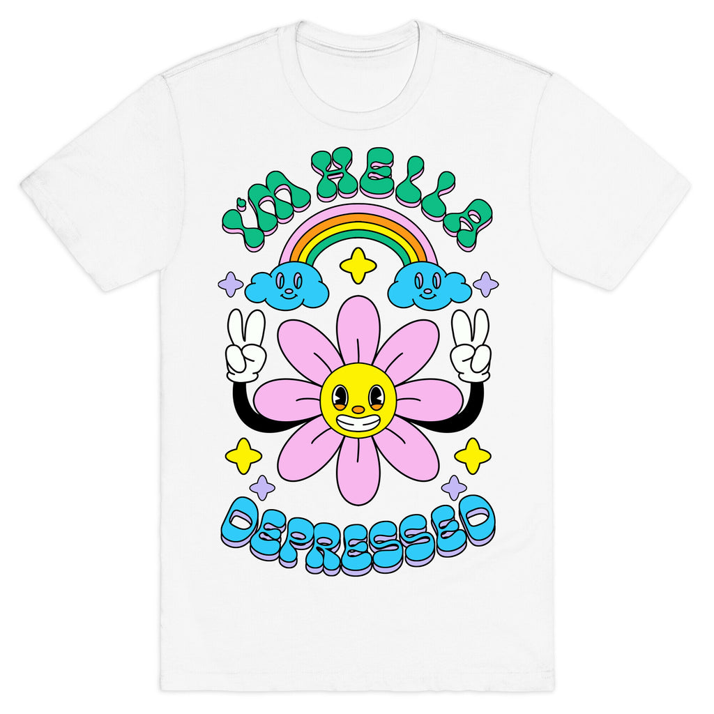I'm Hella Depressed Cartoon T-Shirt