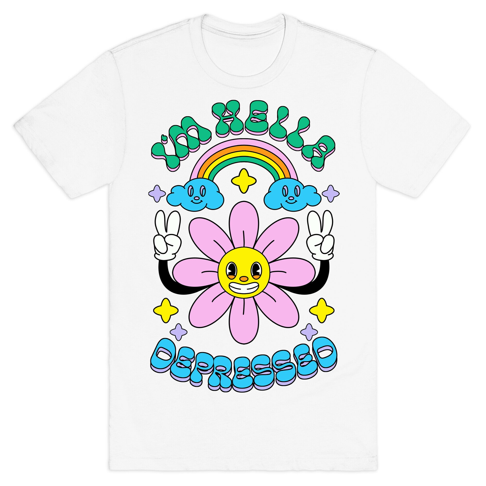 I'm Hella Depressed Cartoon T-Shirt