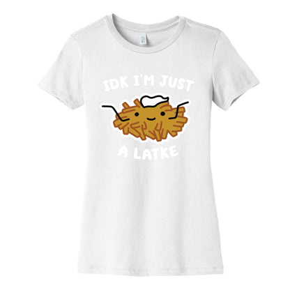 IDK I'm Just A Latke Women's Cotton Tee