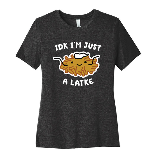 IDK I'm Just A Latke Women's Cotton Tee