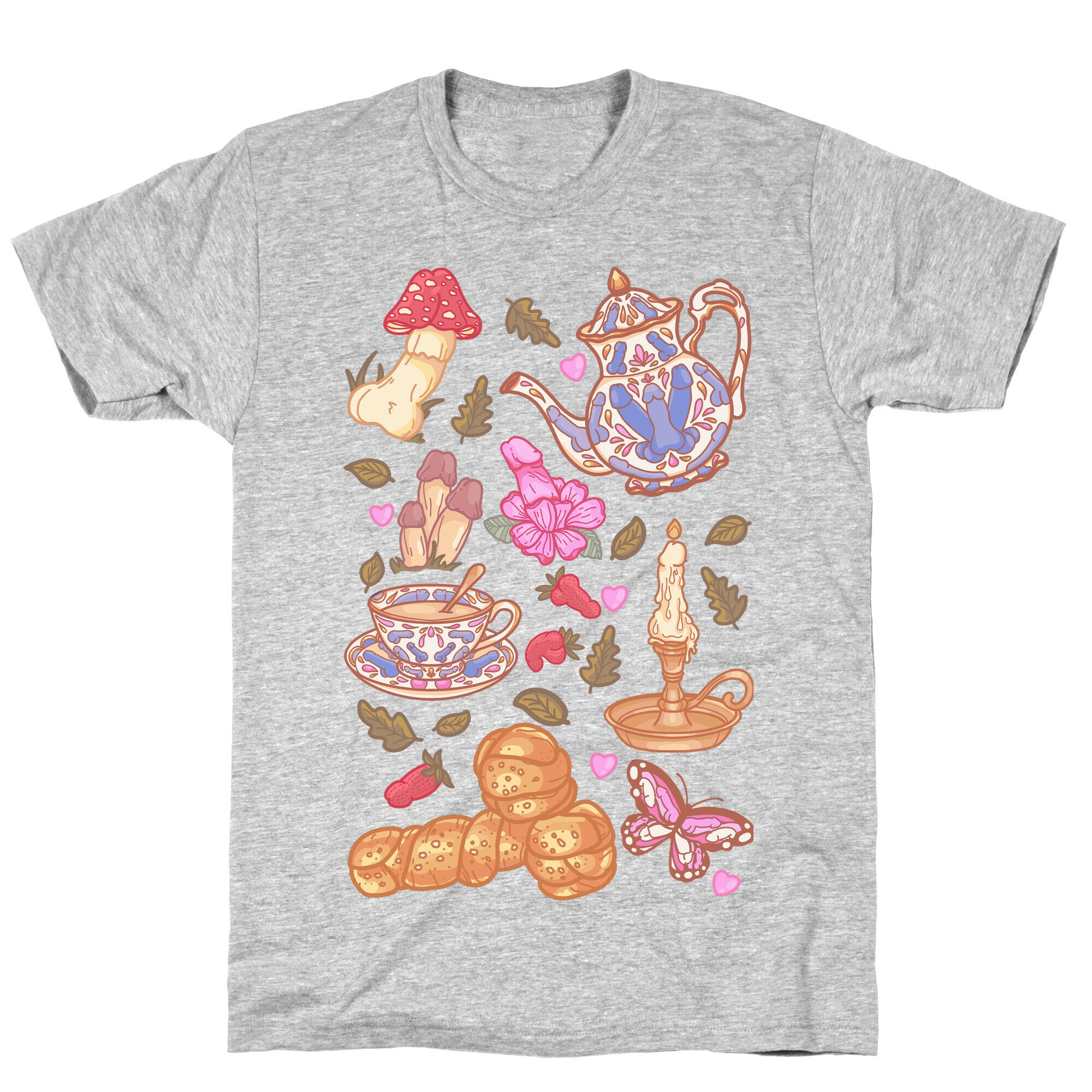 Cottagecore Peens Pattern T-Shirt