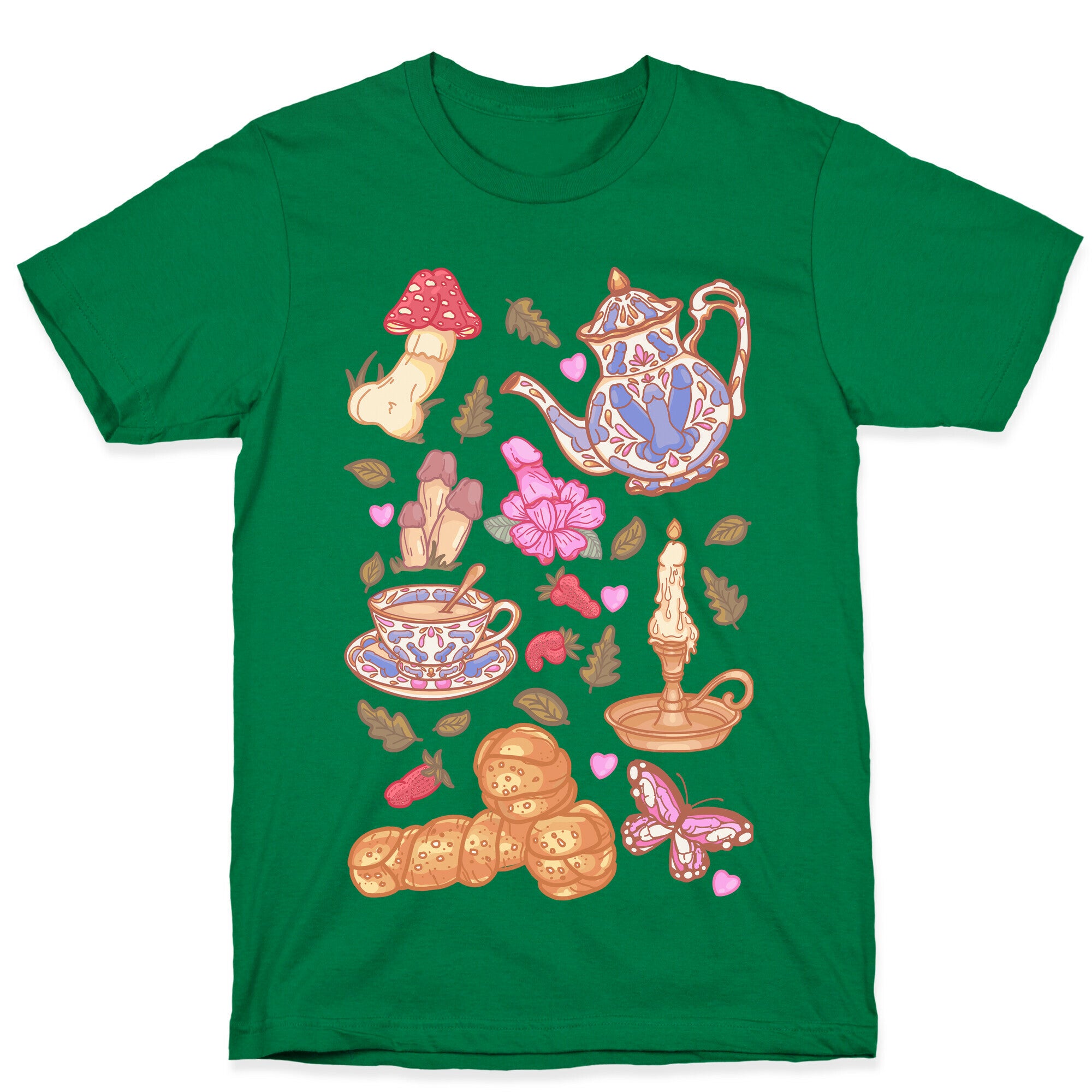 Cottagecore Peens Pattern T-Shirt