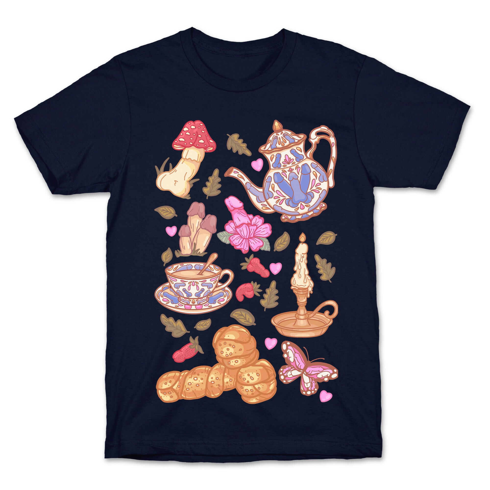 Cottagecore Peens Pattern T-Shirt