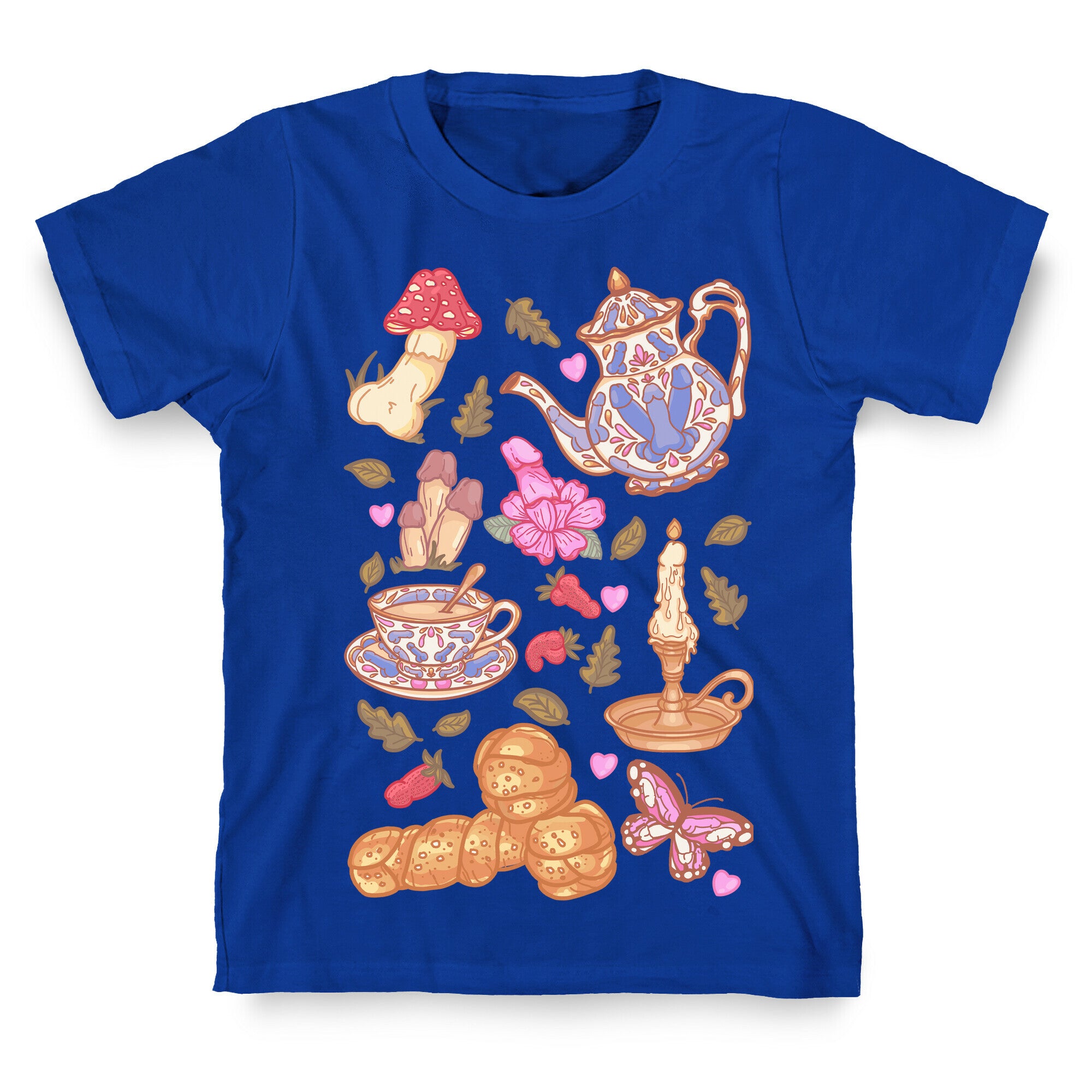 Cottagecore Peens Pattern T-Shirt