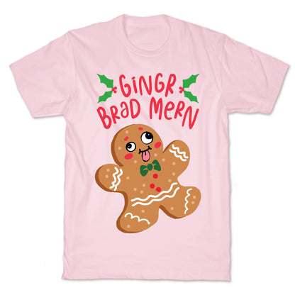 Gingr Brad Mern Derpy Gingerbread Man T-Shirt