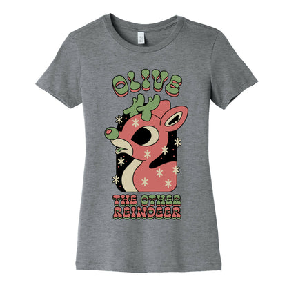 Olive The Other Reindeer Women's Cotton Tee