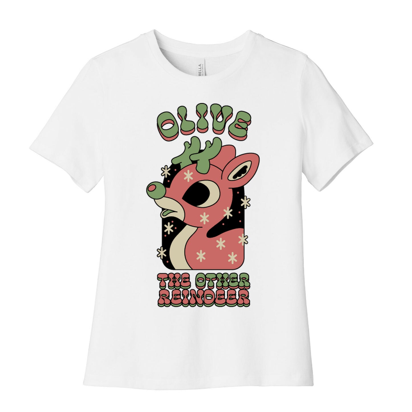 Olive The Other Reindeer Women's Cotton Tee