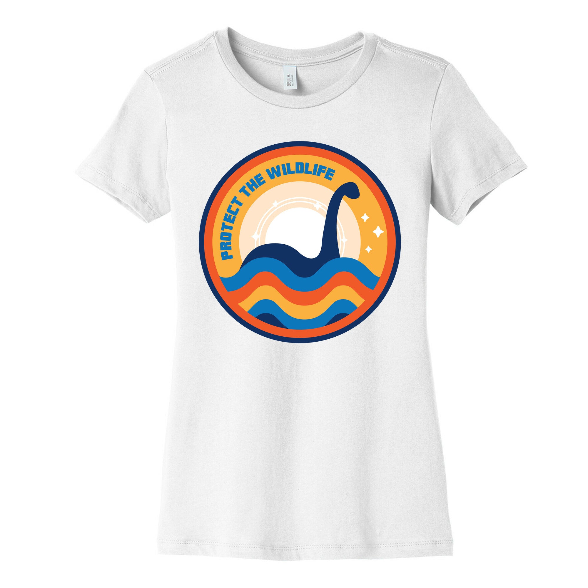 Protect The Wildlife - Nessie, Loch Ness Monster Women's Cotton Tee