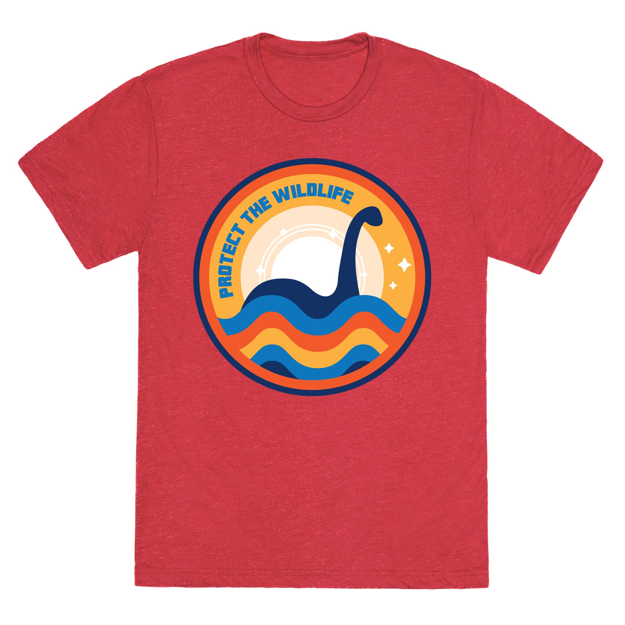 Protect The Wildlife - Nessie, Loch Ness Monster Unisex Triblend Tee