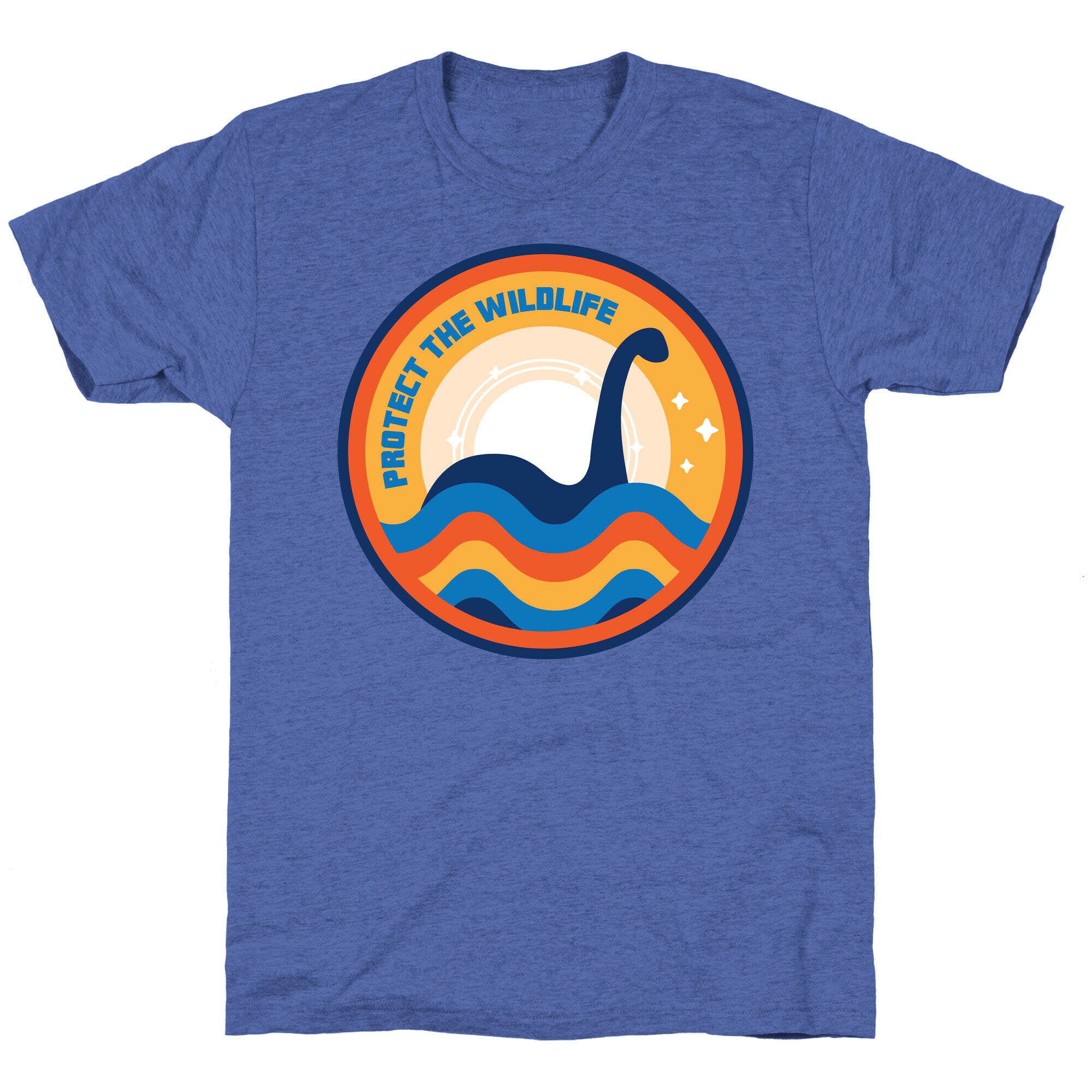 Protect The Wildlife - Nessie, Loch Ness Monster Unisex Triblend Tee