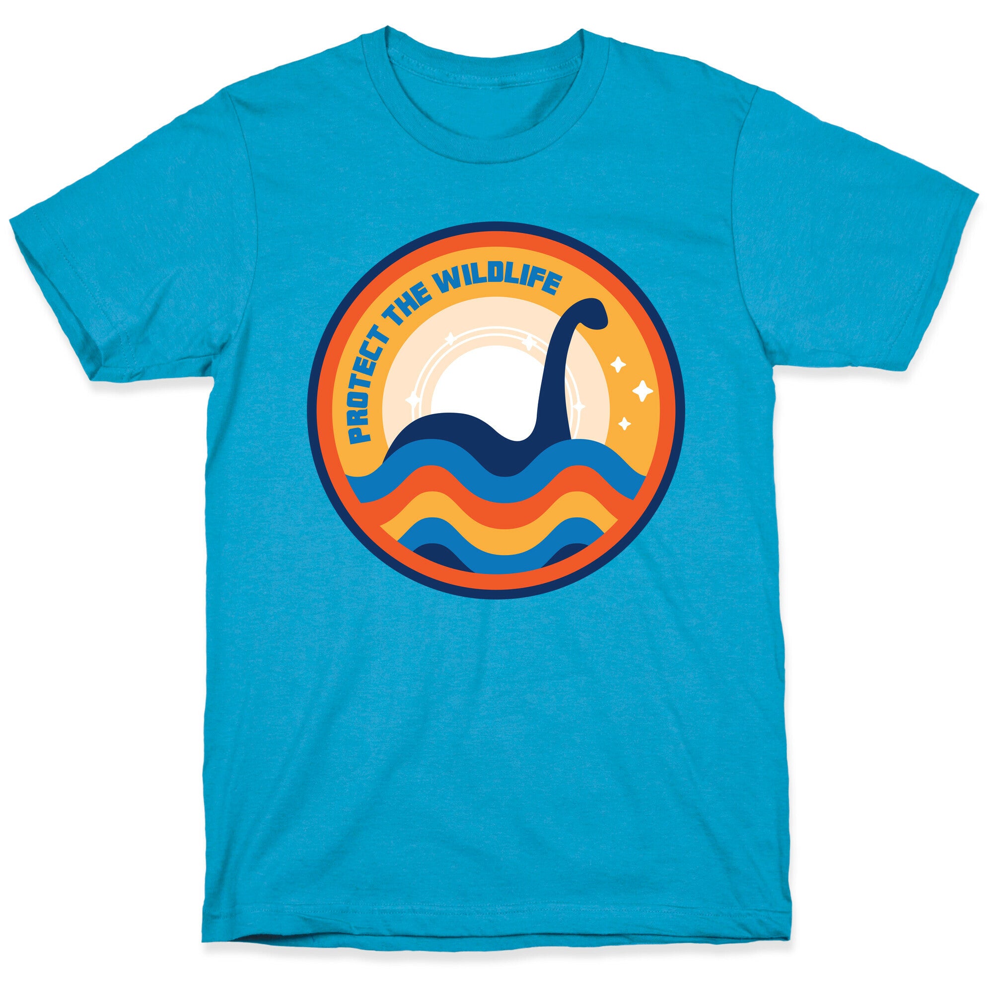 Protect The Wildlife - Nessie, Loch Ness Monster Unisex Triblend Tee