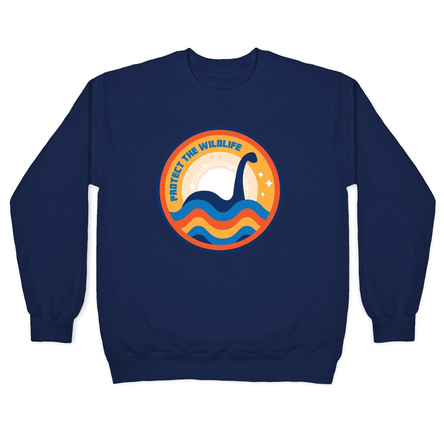 Protect The Wildlife - Nessie, Loch Ness Monster Crewneck Sweatshirt