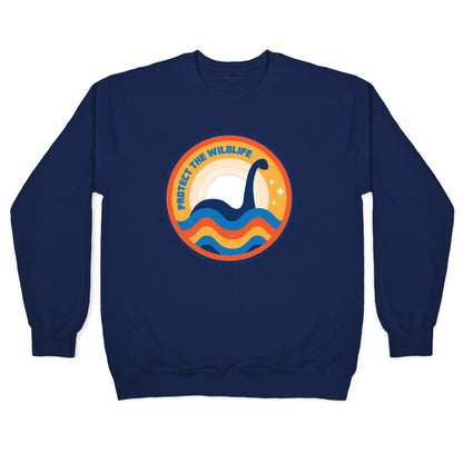 Protect The Wildlife - Nessie, Loch Ness Monster Crewneck Sweatshirt