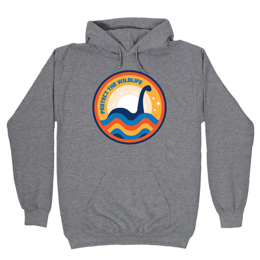 Protect The Wildlife - Nessie, Loch Ness Monster Hoodie