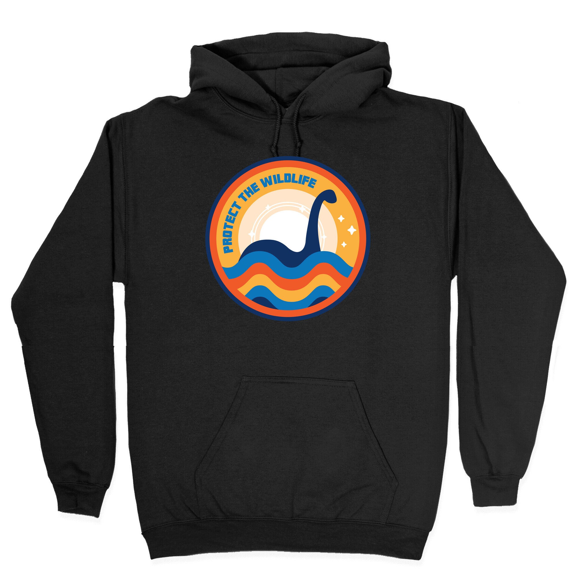 Protect The Wildlife - Nessie, Loch Ness Monster Hoodie