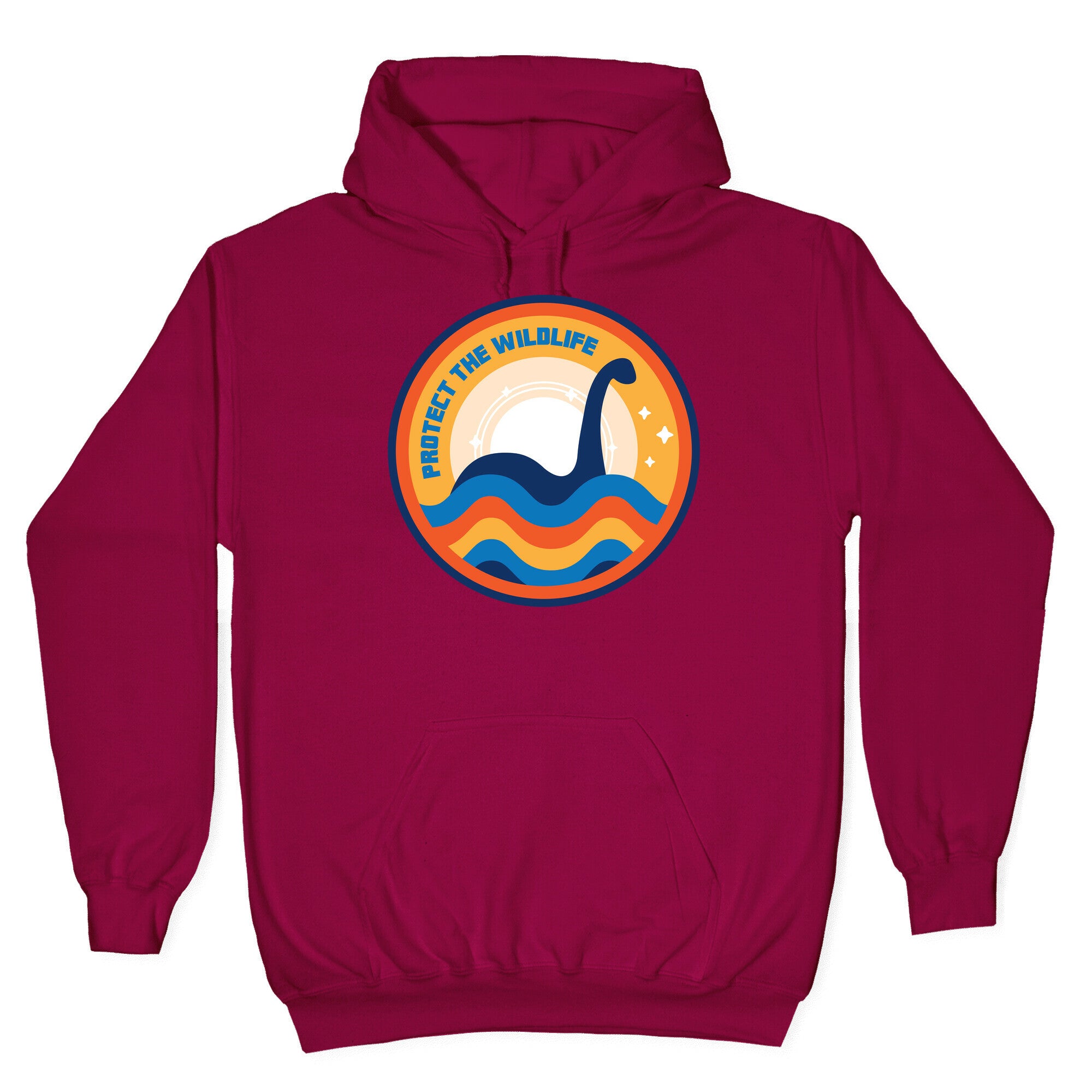 Protect The Wildlife - Nessie, Loch Ness Monster Hoodie