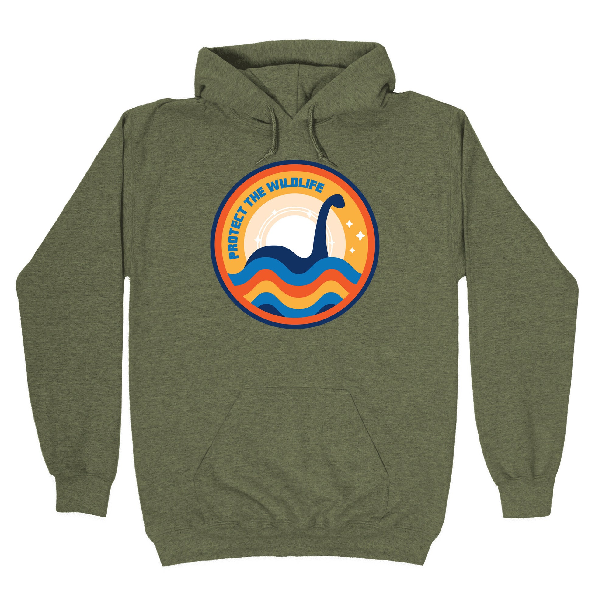 Protect The Wildlife - Nessie, Loch Ness Monster Hoodie
