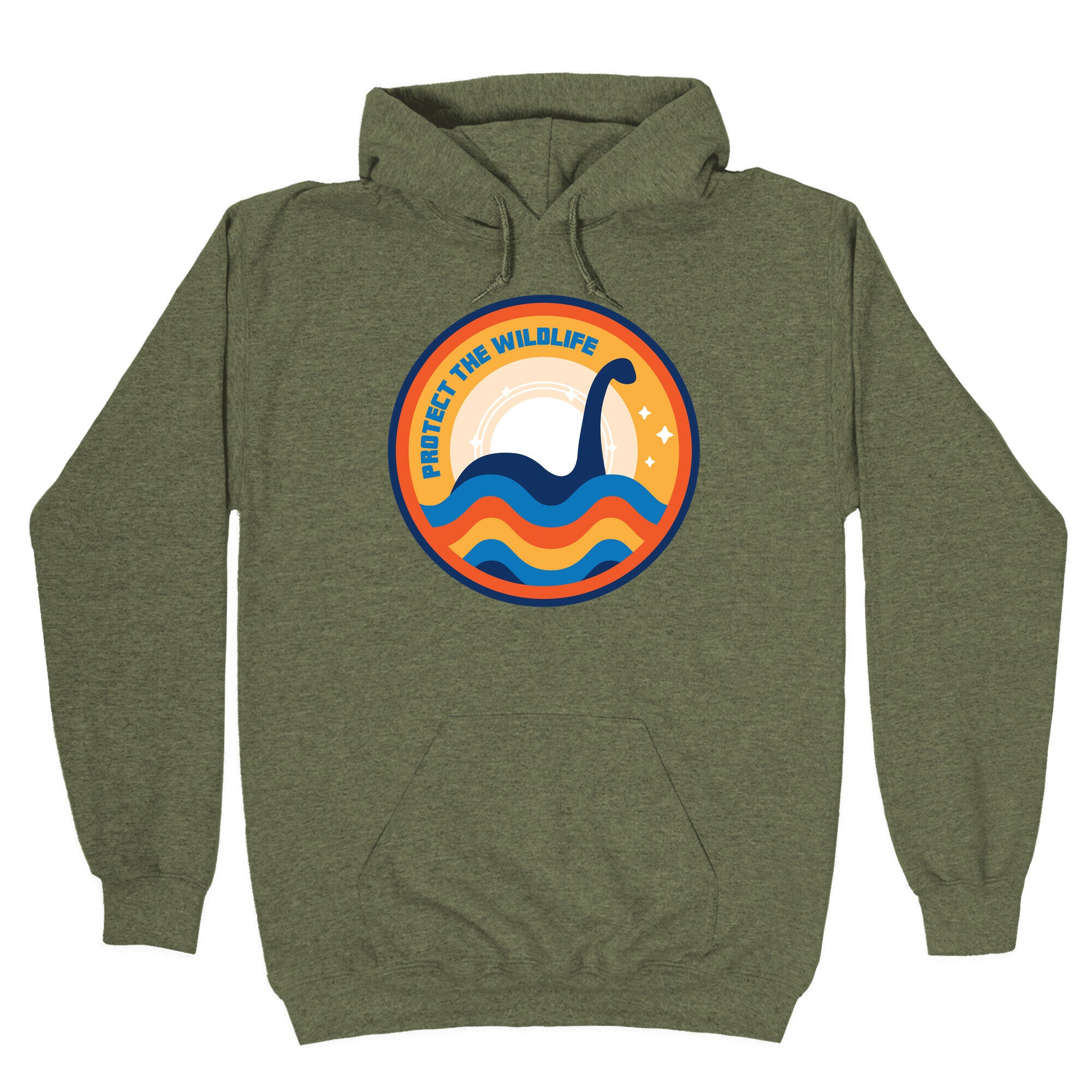 Protect The Wildlife - Nessie, Loch Ness Monster Hoodie