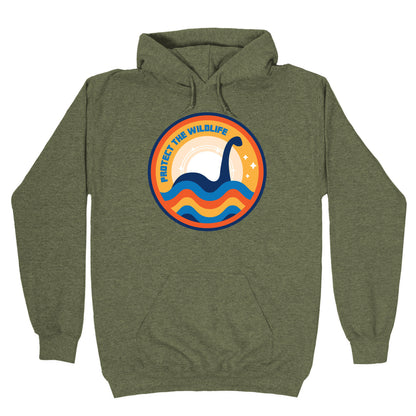Protect The Wildlife - Nessie, Loch Ness Monster Hoodie