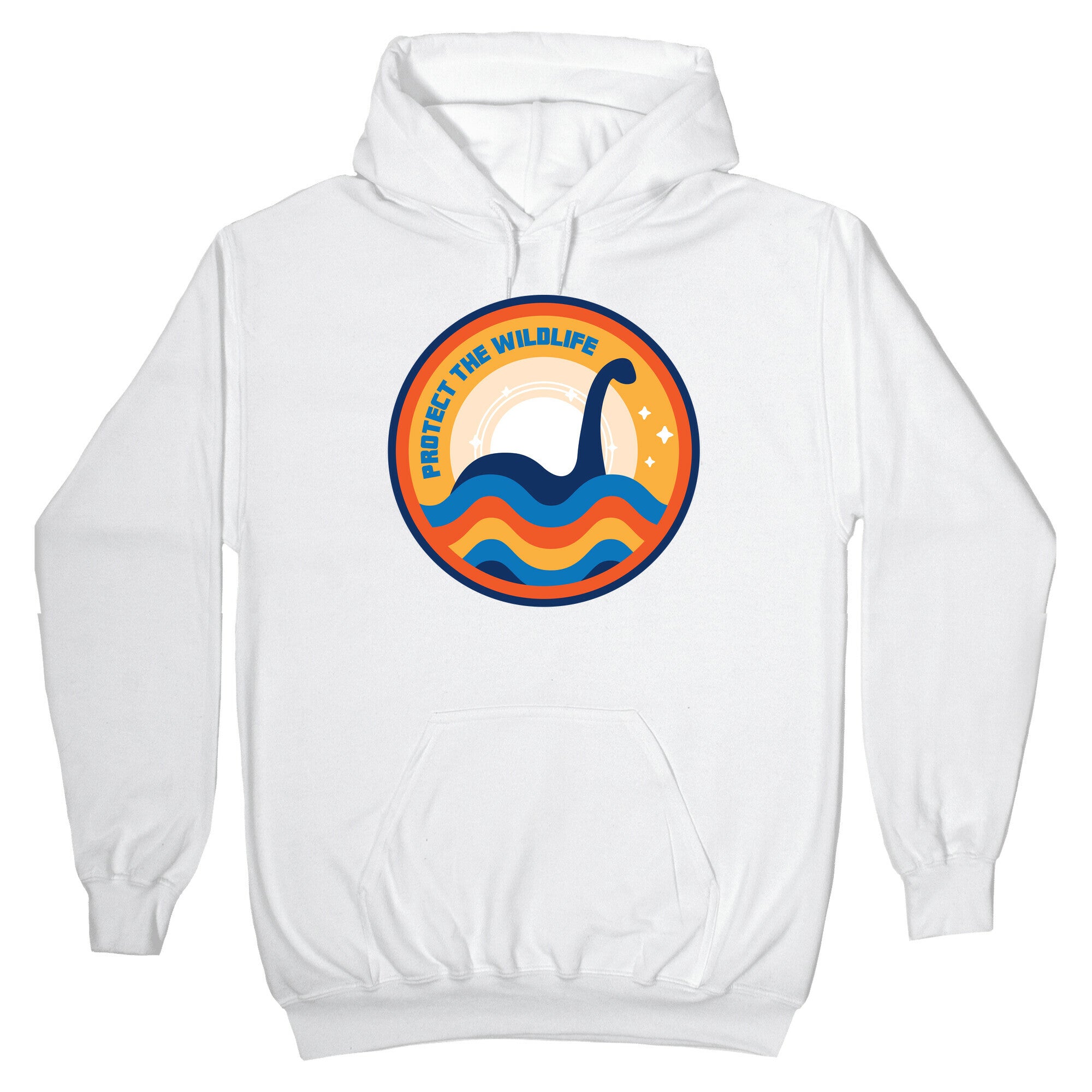 Protect The Wildlife - Nessie, Loch Ness Monster Hoodie