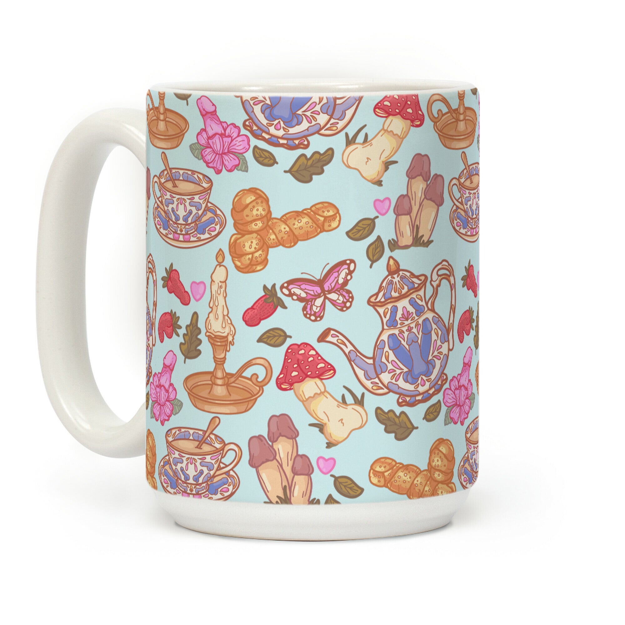 Cottagecore Peens Pattern Coffee Mug