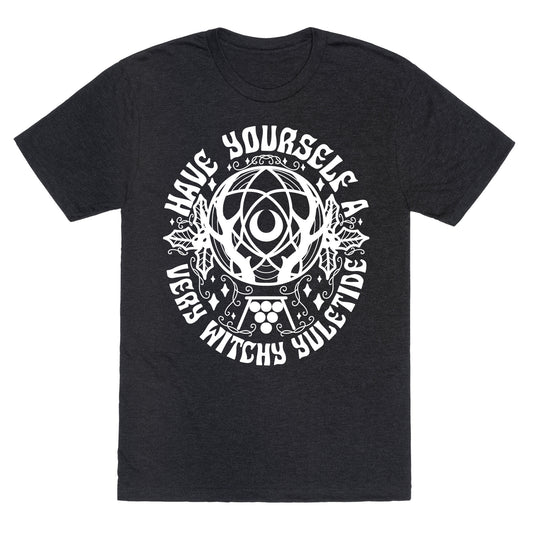 Have Yourself A Very Witchy Yuletide Unisex Triblend Tee