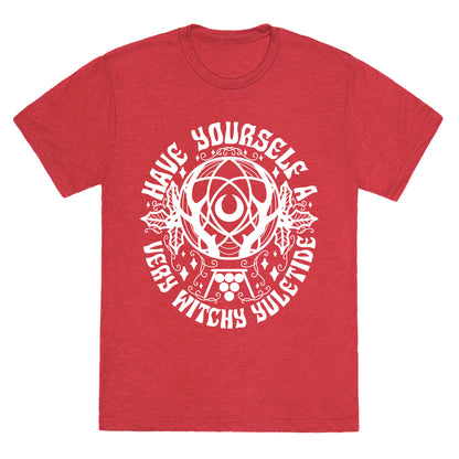 Have Yourself A Very Witchy Yuletide Unisex Triblend Tee