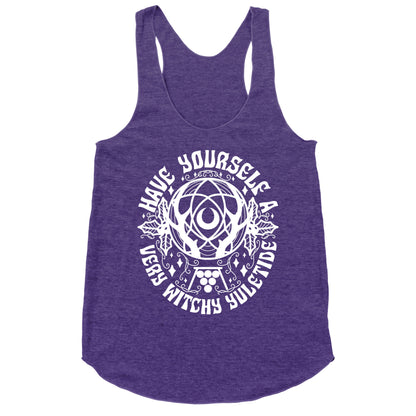 Have Yourself A Very Witchy Yuletide Racerback Tank