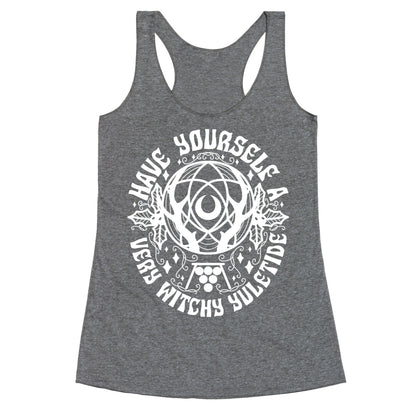Have Yourself A Very Witchy Yuletide Racerback Tank