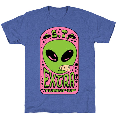 E.T. (Extra Turnt-Up) Alien Unisex Triblend Tee
