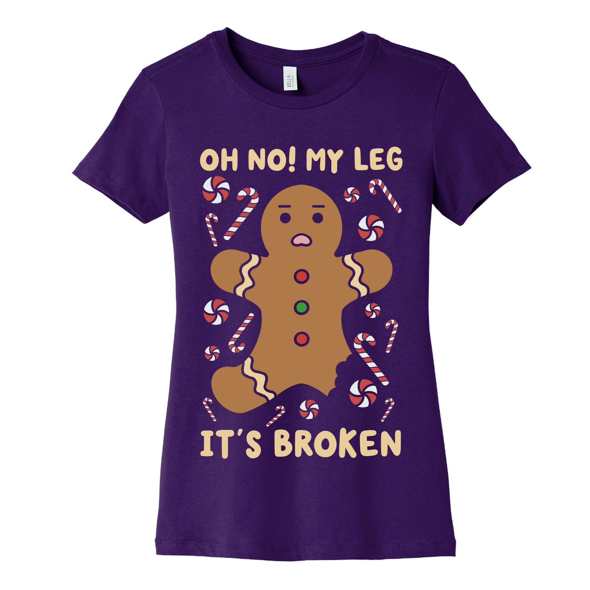 Oh No! My Leg It's Broken Women's Cotton Tee